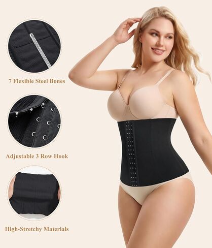Irisnaya Wasit Trainer for Women Corset Shapewear Tummy Control Postpartum Faja Body Shaper Postpartum Waist Cincher in Saudi Arabia