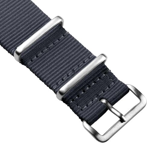 WatchGecko Standard Issue Nylon Watch Strap | Classic British MoD Inspired Nylon Watch Band, Stainless Steel Hardware, Double Layered, Military Style, Suits All Watches in Saudi Arabia
