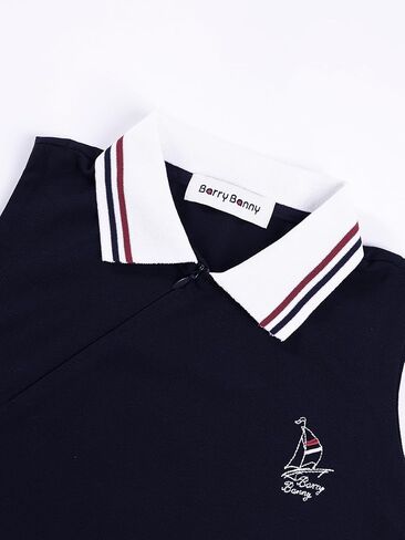 Girls Polo Dress Sleeveless Color Block Casual Tank Sundress with Pockets Summer Uniform Dress for Teens 5-15Y in Saudi Arabia