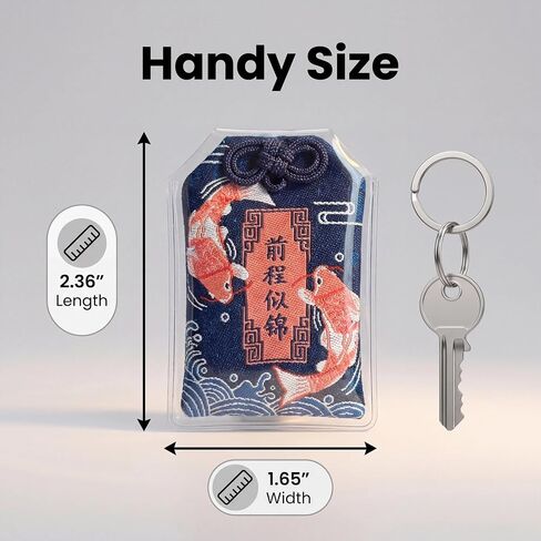 8 Pcs Decorative Hanging Ornaments Omamori Japanese Charms, Good Luck Charm & Bulk Good Luck Charms, Japanese Keychain, Japan Souvenirs for Home Decor & Gifting in Saudi Arabia