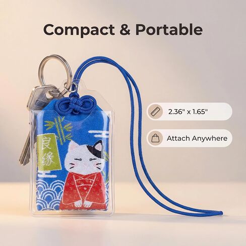 8 Pcs Decorative Hanging Ornaments Omamori Japanese Charms, Good Luck Charm & Bulk Good Luck Charms, Japanese Keychain, Japan Souvenirs for Home Decor & Gifting in Saudi Arabia