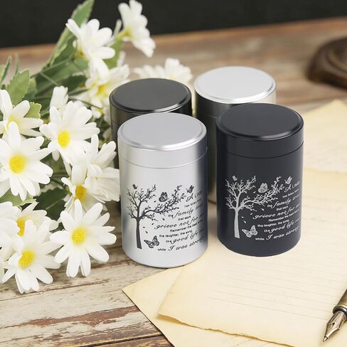 Small Urns Set of 8 for Human Ashes 3 Inches Mini Urns Small Keepsake Urns Cremation Urn Memorial Heart Locket Ashes Holder-Blue in Saudi Arabia