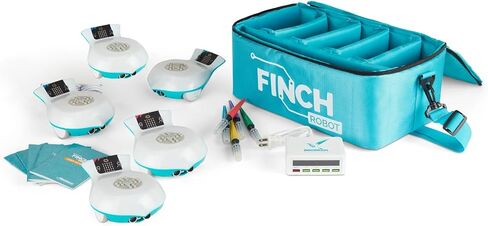 BirdBrain Finch Robot 2.0 with Microbit - STEM Coding Robot Toy for Kids & Adults - Learn Python & 8 Coding Languages - Programmable Robotics Kit - Remote Control & App Controlled | Ages 5-16 in Kuwait