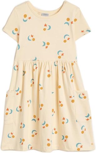 Hanna Andersson Printed Pocket Dress (Toddler/Little Kid/Big Kid) in Saudi Arabia