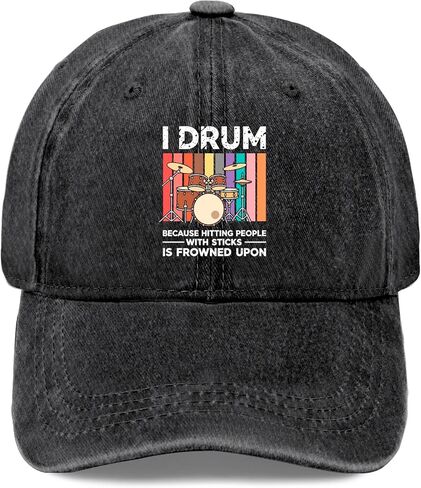 I-Drum Because Hitting-Peoples with-Sticks is Frowned Upon Baseball Hats in Kuwait