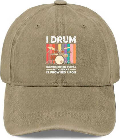 I-Drum Because Hitting-Peoples with-Sticks is Frowned Upon Baseball Hats in Kuwait