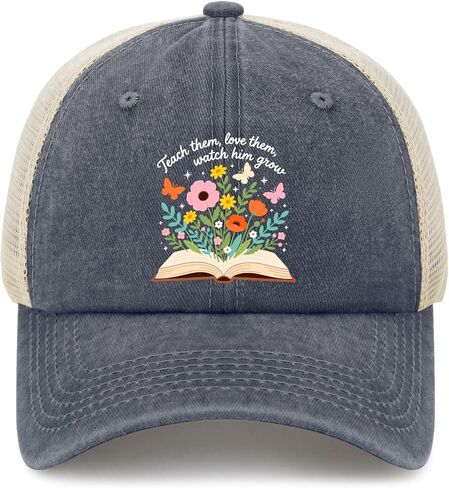 Teach Them Loves Them Watch Them Grow Hats for Mom Trendy Washed Distressed in Kuwait