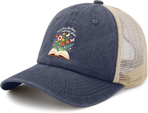 Teach Them Loves Them Watch Them Grow Hats for Mom Trendy Washed Distressed in Kuwait