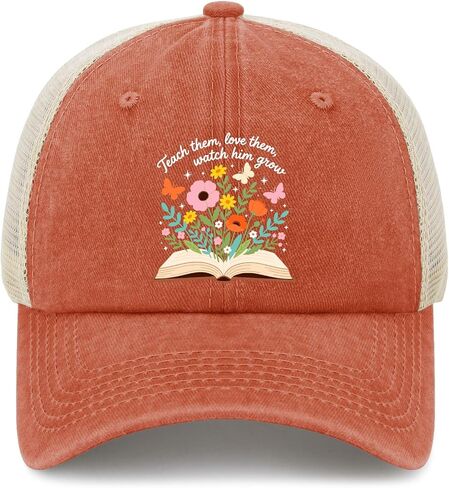 Teach Them Loves Them Watch Them Grow Hats for Mom Trendy Washed Distressed in Kuwait