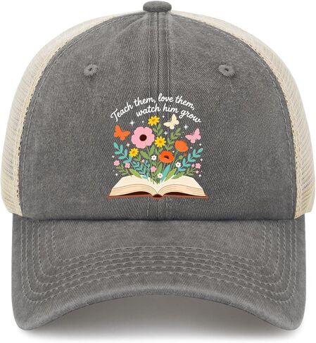 Teach Them Loves Them Watch Them Grow Hats for Mom Trendy Washed Distressed in Kuwait