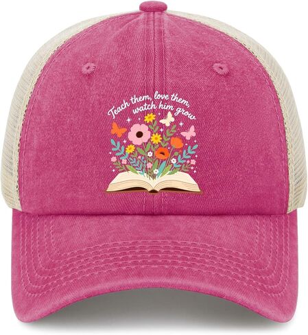 Teach Them Loves Them Watch Them Grow Hats for Mom Trendy Washed Distressed in Kuwait