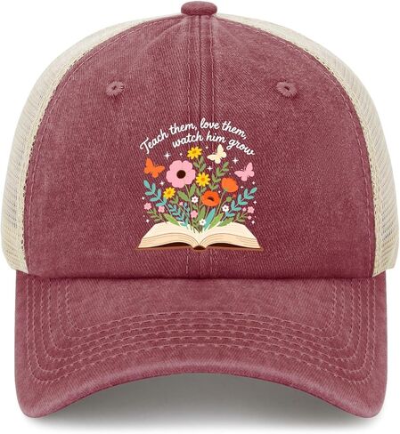 Teach Them Loves Them Watch Them Grow Hats for Mom Trendy Washed Distressed in Kuwait