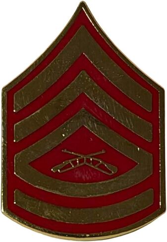 Alternative Novelties Pack of 3 Gunnery Sergeant Rank Motorcycle Hat Cap Lapel Pin ACE M-422 in Kuwait