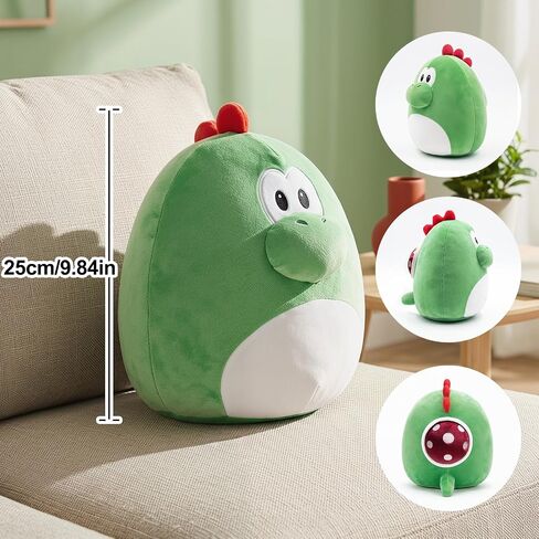 10 Inch Cartoon Plush Pillow Cute Anime Stuffed Pillow Room Decor for Fans in Saudi Arabia