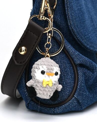 Cute Crochet Keyhain Handmade Key Chain Purse Charm Gift for Car keys Bag Wallet Women Girls in Kuwait