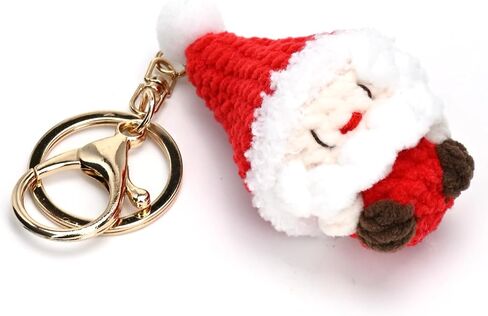 Cute Crochet Keyhain Handmade Key Chain Purse Charm Gift for Car keys Bag Wallet Women Girls in Kuwait