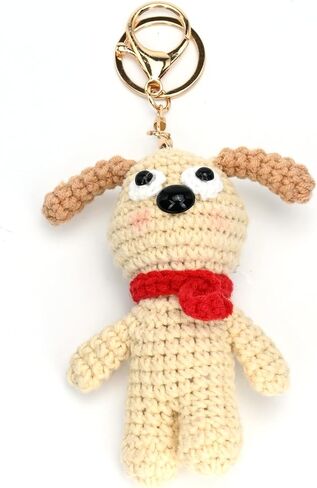 Cute Crochet Keyhain Handmade Key Chain Purse Charm Gift for Car keys Bag Wallet Women Girls in Kuwait