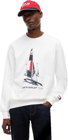 Tommy Hilfiger Men's Tommy X Us Sailgp Team Boat Sweatshirt in Kuwait