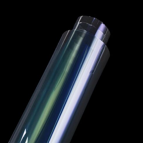Window Privacy Film Sun Blocking Anti UV Reflective Anti-Glare Window Tint Film for Car Windshield, Home and Office, Chameleon Blue, 19.7 Inch X 9.84 Feet in Saudi Arabia