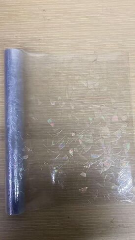 Window Privacy Film, Rainbow Cling, Stained Glass Decals, Static Cling Window Sticker Removable, Flower (002, 45 x 300cm) in Saudi Arabia