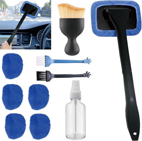 13 Pieces Cleaning Brushes Car,Detailing Brush Set, Car Dust Brush, Car Duster, Car Detailing Brush for Car Interior and Exterior, Car Cleaning Set for Indoor and Outdoor Car Care (13pcs) in Kuwait