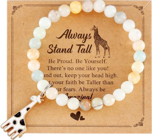 Giraffe Gift for Women Teacher Girlfriend Girrafe Lovers Jewelry Animal Giraffe Bracelet in Kuwait