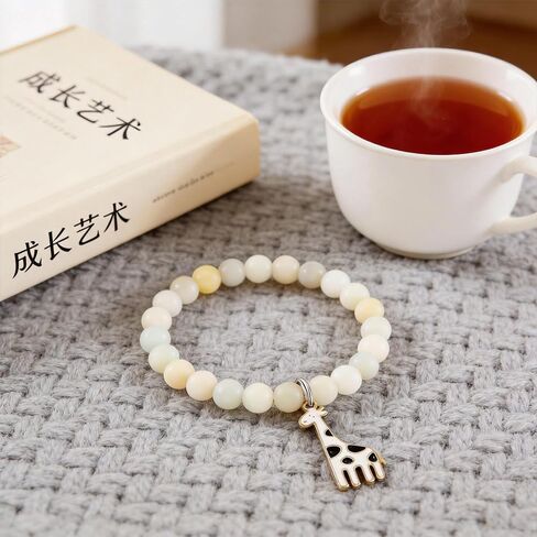 Giraffe Gift for Women Teacher Girlfriend Girrafe Lovers Jewelry Animal Giraffe Bracelet in Kuwait