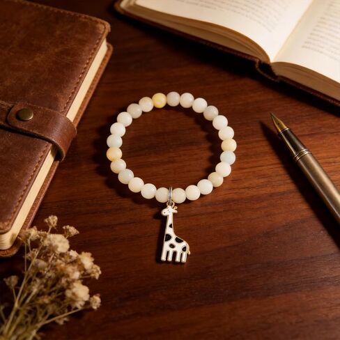 Giraffe Gift for Women Teacher Girlfriend Girrafe Lovers Jewelry Animal Giraffe Bracelet in Kuwait