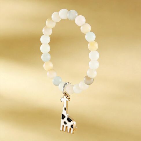 Giraffe Gift for Women Teacher Girlfriend Girrafe Lovers Jewelry Animal Giraffe Bracelet in Kuwait