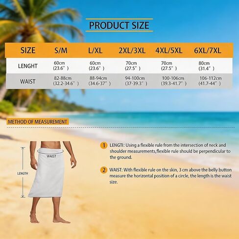 Mens Traditional Sarong Pareo Lavalava Polynesian Samoan Totem Lavalava Wrap Skirts Casual Summer Beachwear in Kuwait