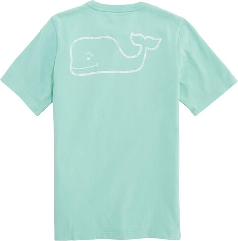 تيشيرت للأولاد من Vineyard Vines للأولاد بأكمام قصيرة وجيب على شكل حوت عتيق in Kuwait