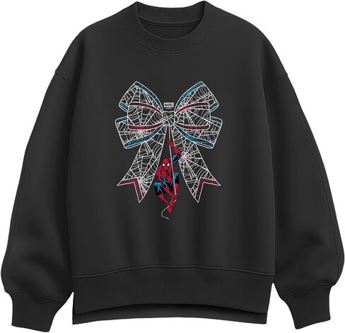 Marvel Spider-Man - Bow - Women's Oversized Fleece Crew Sweatshirt in Kuwait