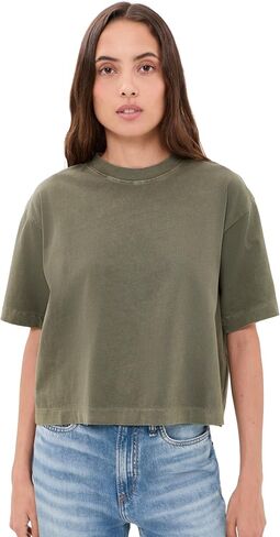 Madewell Women's The Boxy Crop Tee in Kuwait