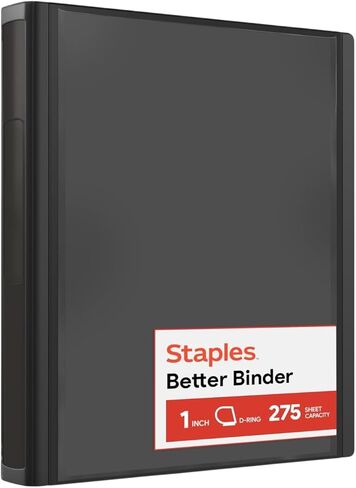 Staples Better Binder، أحمر، سعة 1000 ورقة، 5 بوصة (قطر الحلقة) in Kuwait