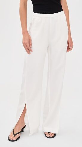 Enza Costa Women's Twill Slash Pants in Saudi Arabia