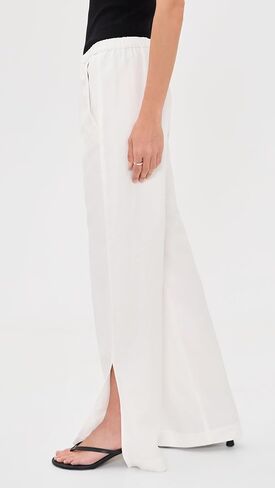Enza Costa Women's Twill Slash Pants in Saudi Arabia