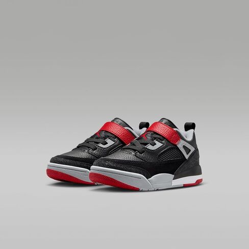 Jordan Spizike Low Little Kids' Shoes (Black/Wolf Grey/White/Gym Red) in Kuwait