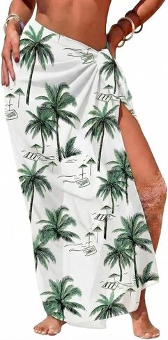 Sarong Wraps for Women Beach Cover Up Chiffon Sheer Bikini Beach Swimsuit Coverup Summer Vacation in Saudi Arabia