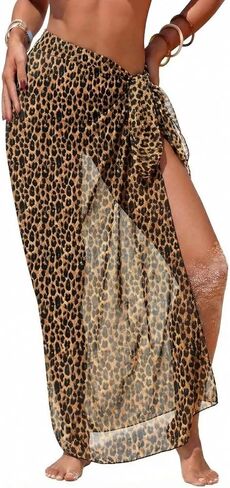 Sarong Wraps for Women Beach Cover Up Chiffon Sheer Bikini Beach Swimsuit Coverup Summer Vacation in Saudi Arabia