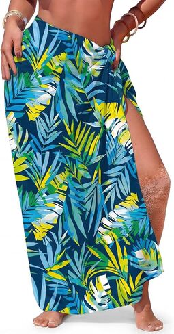Sarong Wraps for Women Beach Cover Up Chiffon Sheer Bikini Beach Swimsuit Coverup Summer Vacation in Saudi Arabia
