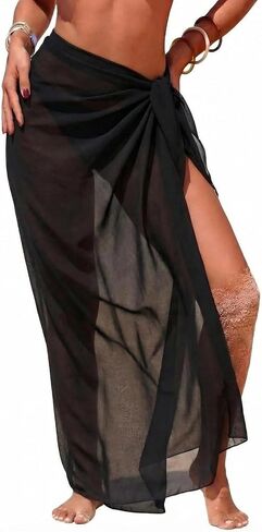 Sarong Wraps for Women Beach Cover Up Chiffon Sheer Bikini Beach Swimsuit Coverup Summer Vacation in Saudi Arabia