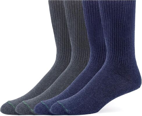 Burlington Men's Cotton Dress Crew Sock 4 Pair Pack in Saudi Arabia