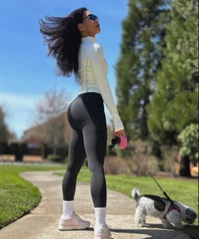 Tummy Control Leggings with Pockets Compression Butt Lifter High Waist Pants (US, Alpha, Large, Regular, Black) in Saudi Arabia