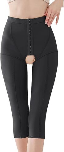 Women's Stage Control Post Compression Leggings Open-Crocth Butt Lifter Thigh Pants in Kuwait
