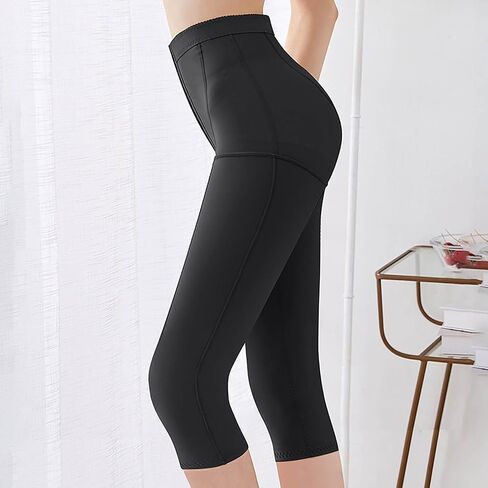 Women's Stage Control Post Compression Leggings Open-Crocth Butt Lifter Thigh Pants in Kuwait