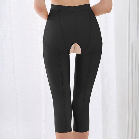 Women's Stage Control Post Compression Leggings Open-Crocth Butt Lifter Thigh Pants in Kuwait