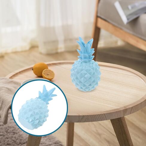 HOMSFOU Nordic Style Resin Pineapple Figurine Small Tabletop Decor for Living Room Office Bedroom Centerpiece in Kuwait