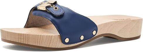 Dr. Scholl's, Womens, Original Pescura Slide Sandals, Navy, 10, Medium in Saudi Arabia