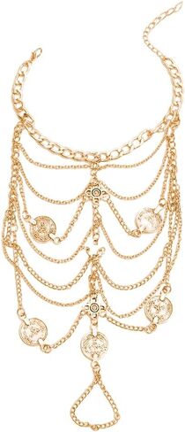 Dainty Toe Ring Chain Anklet Set, Adjustable Beach Foot Jewelry, Bohemian Barefoot Sandals Link Chain Ankle Bracelet for Women, Summer Wedding Boho Foot Chain Jewelry in Saudi Arabia