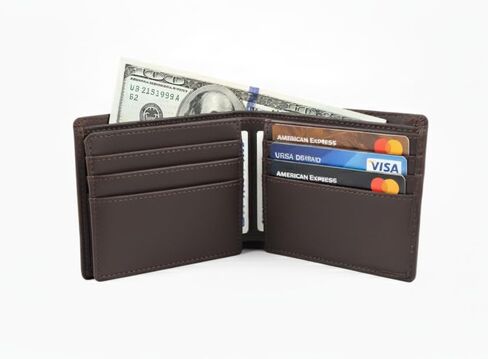 JOSOOS Premium Leather Wallet for Men, RFID Protected, Bi-Fold in Kuwait